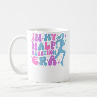 Taza De Café En Mi Era de Medio Maratón Groovy Divertido Corrie