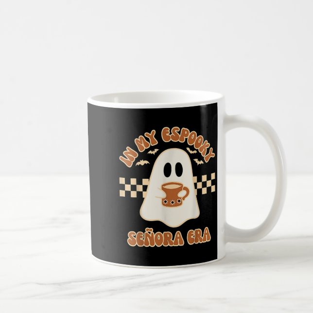 Taza De Café En mi Esoky Señora Era Concha Fantasma Halloween M (Derecha)