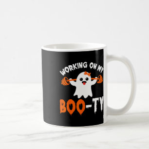 Taza De Café En Mi Gimnasio Booty Boo-tee Fantasma Hombres Muje