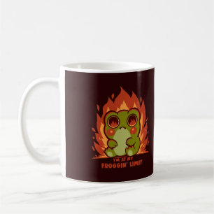 Taza De Café En mi límite de froggin