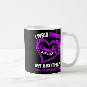 Taza De Café En Mi Memoria De Mi Hermano Consciente Del Cáncer