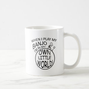 Taza De Café En mi propio pequeño banjo del mundo
