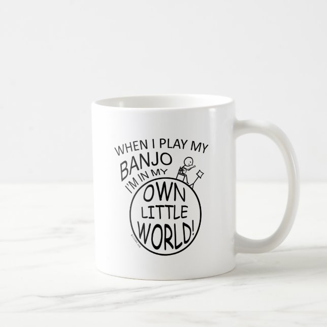 Taza De Café En mi propio pequeño banjo mundial (Derecha)