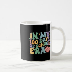 Taza De Café En Mis 100 Días Escolares En La Época 100 De La Es
