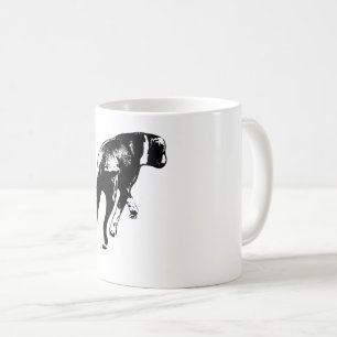 Taza De Café En movimiento - Giro a mitad de paso de la tinta