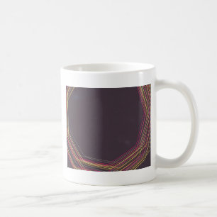 Taza De Café en negro 0900 arte abstracto