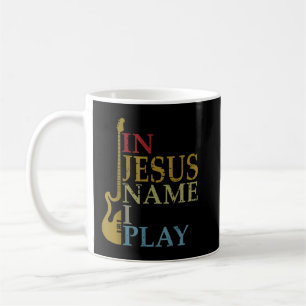 Taza De Café En nombre de Jesús toco guitarra