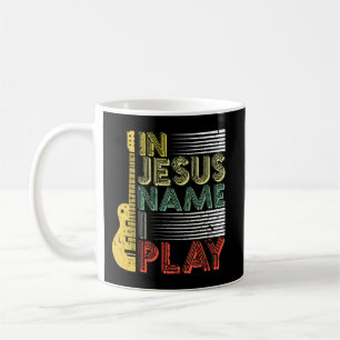 Taza De Café En nombre de Jesús toco guitarra a los amantes de