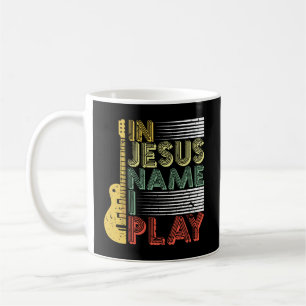 Taza De Café En nombre de Jesús toco guitarra a los amantes de 