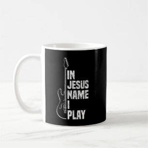 Taza De Café En nombre de Jesús toco guitarra guitarra cristian