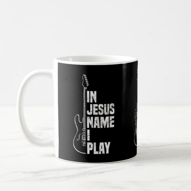 Taza De Café En nombre de Jesús toco guitarra guitarra cristian (Izquierda)