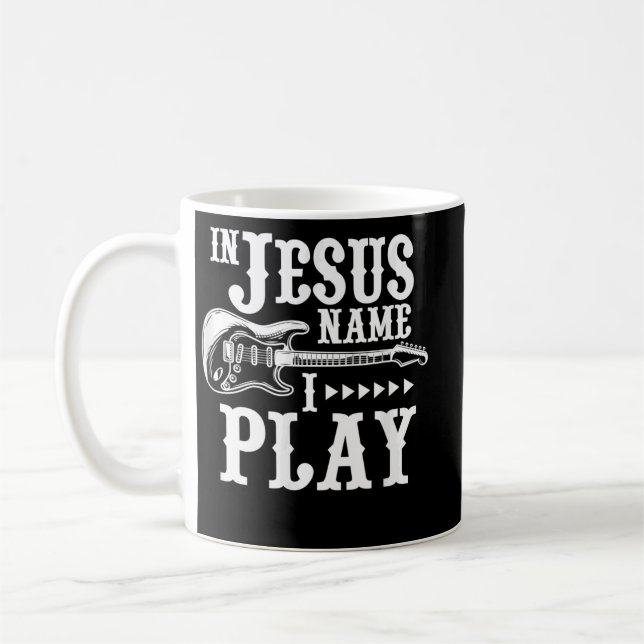 Taza De Café En nombre de Jesús toco guitarra guitarra cristian (Izquierda)