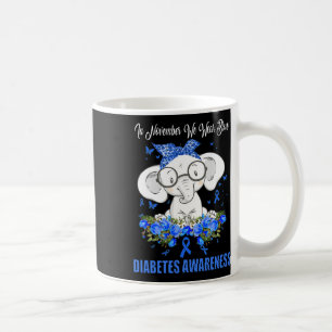 Taza De Café En Noviembre Usamos Awarene De La Diabetes De Elef
