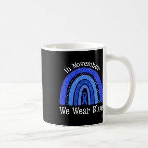 Taza De Café En Noviembre, Usamos Conciencia Sobre La Diabetes