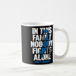 Taza De Café En Noviembre Usamos Diabetes Diabéticos Azules T1d