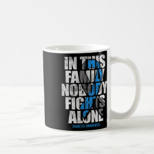 Taza De Café En Noviembre Usamos Diabetes Diabéticos Azules T1d