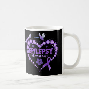 Taza De Café En Noviembre Usamos La Epilepsia Púrpura Concienci