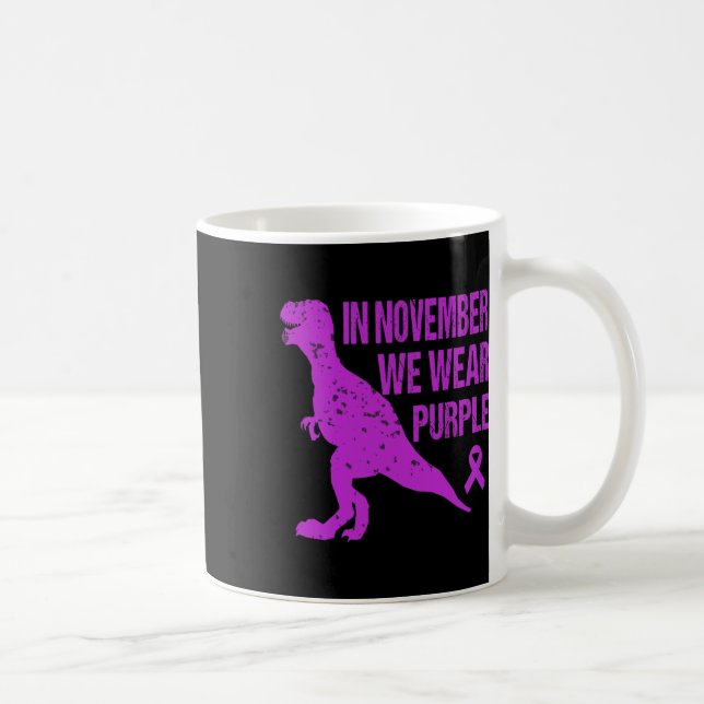 Taza De Café En Noviembre Vivimos El Cáncer Pancreático Morado  (Derecha)