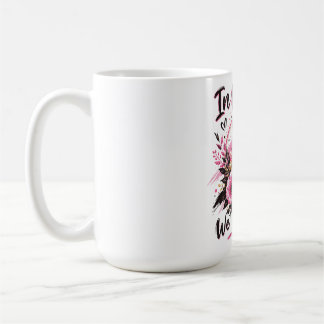 Taza De Café En Octubre Nos Vestimos de Rosa Calabaza