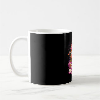 Taza De Café En octubre usa rosa bruja fantasma cáncer de mama