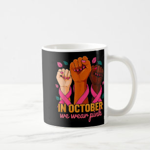 Taza De Café En Octubre Usamos Awarene Rosa 2025 Con Cáncer De