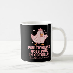 Taza De Café En Octubre Usamos Cáncer De Mama Poultrygeist Rosa