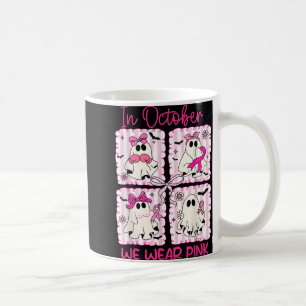 Taza De Café En Octubre, Usamos Conciencia Sobre El Cáncer De M