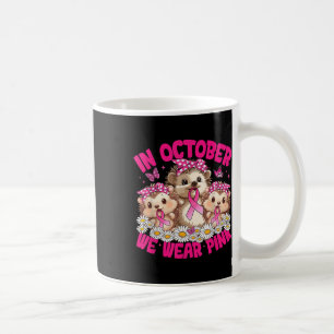 Taza De Café En Octubre Usamos Conciencia Sobre El Cáncer De Ma