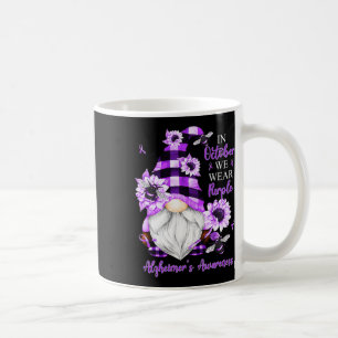 Taza De Café En Octubre Usamos Gnomes Púrpura Heimerheimer Awar
