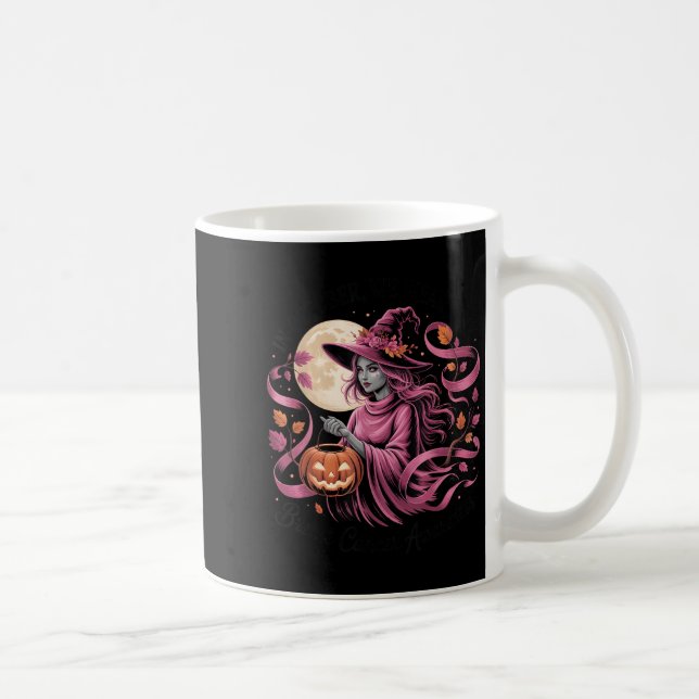 Taza De Café En Octubre Usamos La Bruja Fantasma De Nk Ribbon (Derecha)