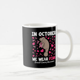 Taza De Café En Octubre Usamos Mamáes De Concienciación Sobre E
