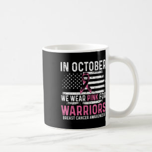Taza De Café En Octubre Usamos Rosa Para El Cáncer De Mama De L