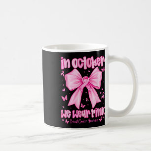 Taza De Café En Octubre Usamos Una Compañía De Concienciación S