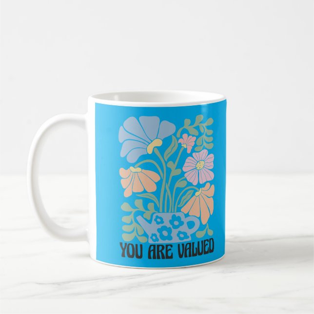 Taza De Café En plena floración: eres valorado (Izquierda)