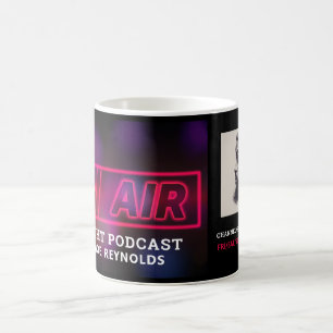 Taza De Café En Podcaster aéreo, publicidad en podcast