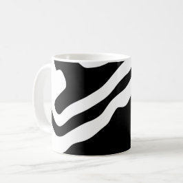 Taza De Café En profundidad: Resumen en blanco y negro