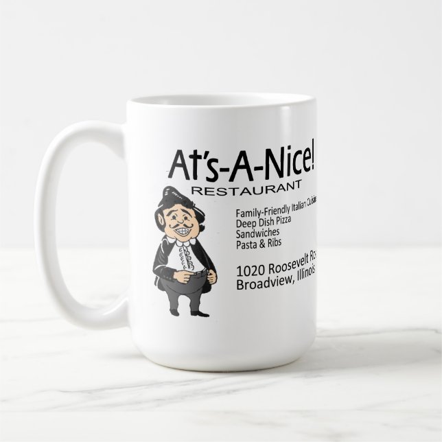 Taza De Café ¡En 's-A-Nice! Restaurante, Broadview, IL (Izquierda)