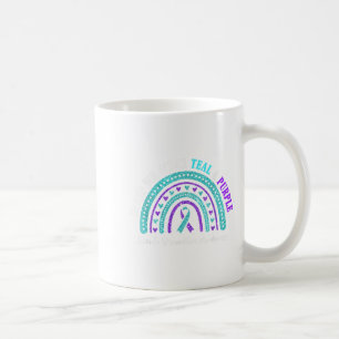 Taza De Café En Sep Usa Awa Para Prevenir El Suicidio Verde azu