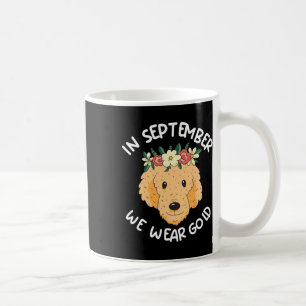 Taza De Café En Septiembre Usamos Awa El Cáncer Infantil De Per