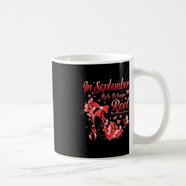 Taza De Café En Septiembre Usamos Cáncer De Sangre De Mariposa  (Derecha)