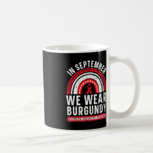 Taza De Café En Septiembre Usamos Conciencia Sobre El Aneuralis