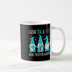 Taza De Café En Septiembre Usamos Suicidio Verde azulado De Cin