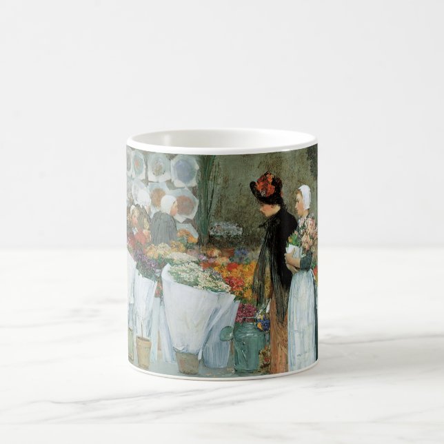 Taza De Café En The Florist, por Childe Hassam, Bella Artes de  (Centro)