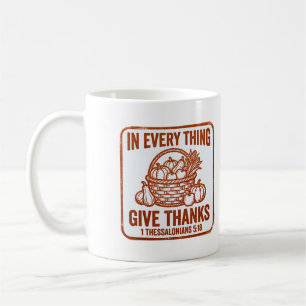 Taza De Café En Todo Dad Gracias 1 Tesalonicenses 5:18