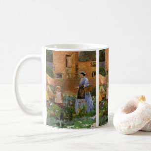 Taza De Café En un jardín de Cookham por George John Pinwell