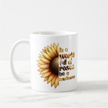 En un mundo con girasol completo personalizado