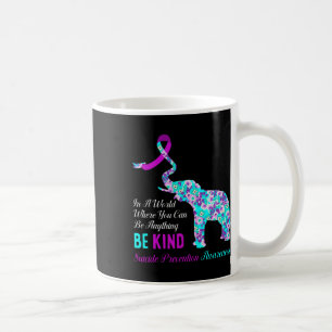 Taza De Café En Un Mundo Que Apoye La Prevención Del Suicidio