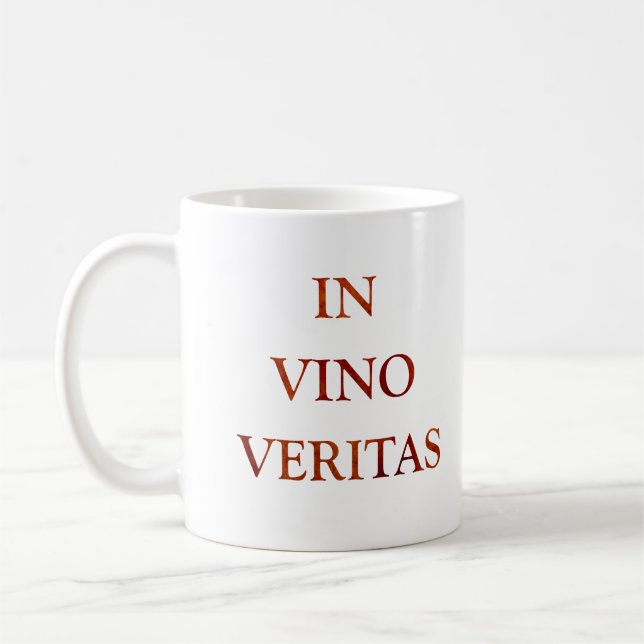 Taza De Café En vino veritas (Izquierda)