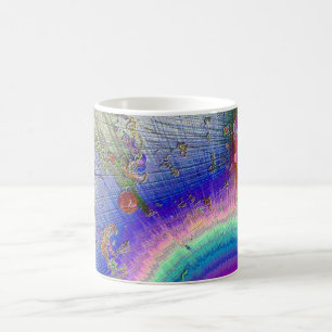 Taza De Café Enamel Sunburst