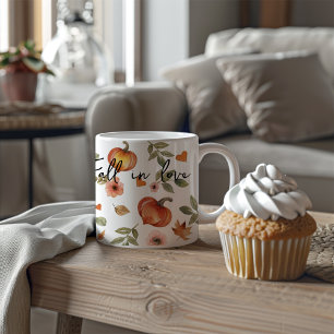 Taza De Café Enamórate Corazón de Calabaza